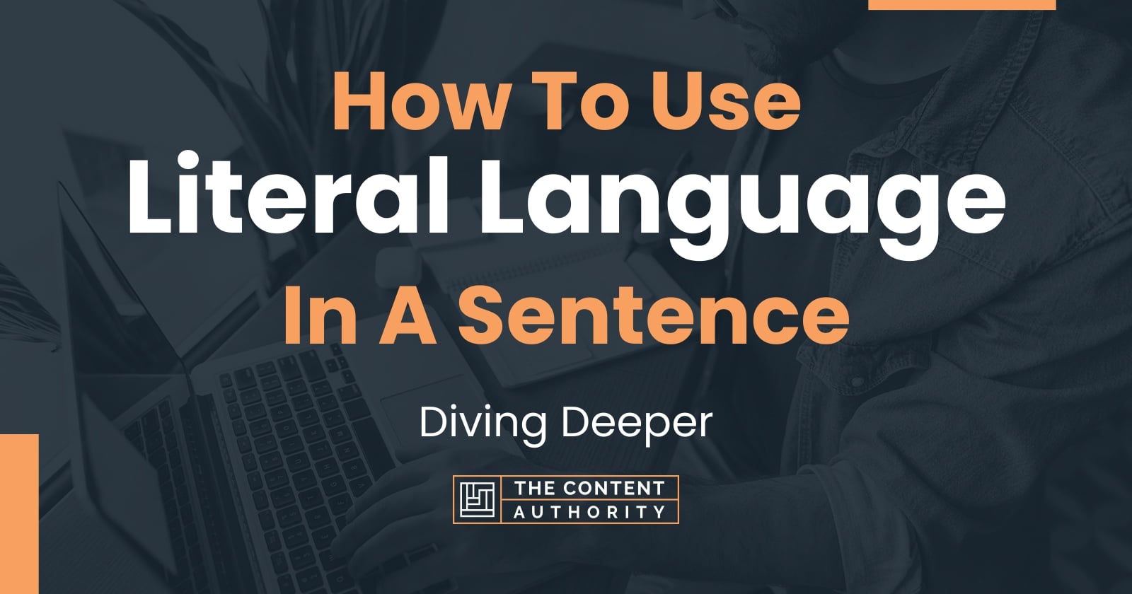 How To Use "Literal Language" In A Sentence Diving Deeper