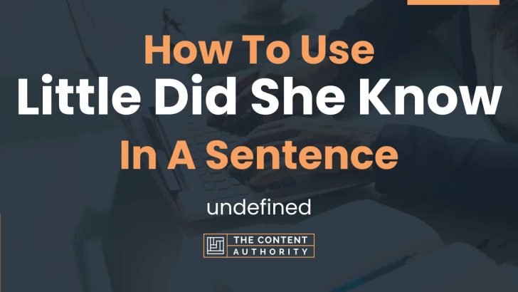 how-to-use-little-did-she-know-in-a-sentence-undefined