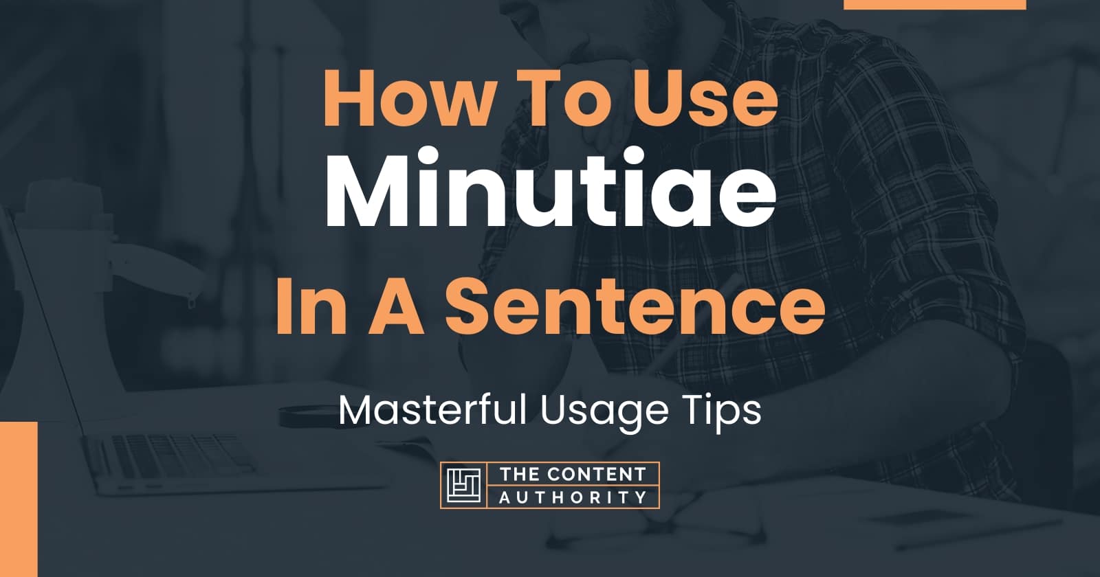 How To Use "Minutiae" In A Sentence: Masterful Usage Tips