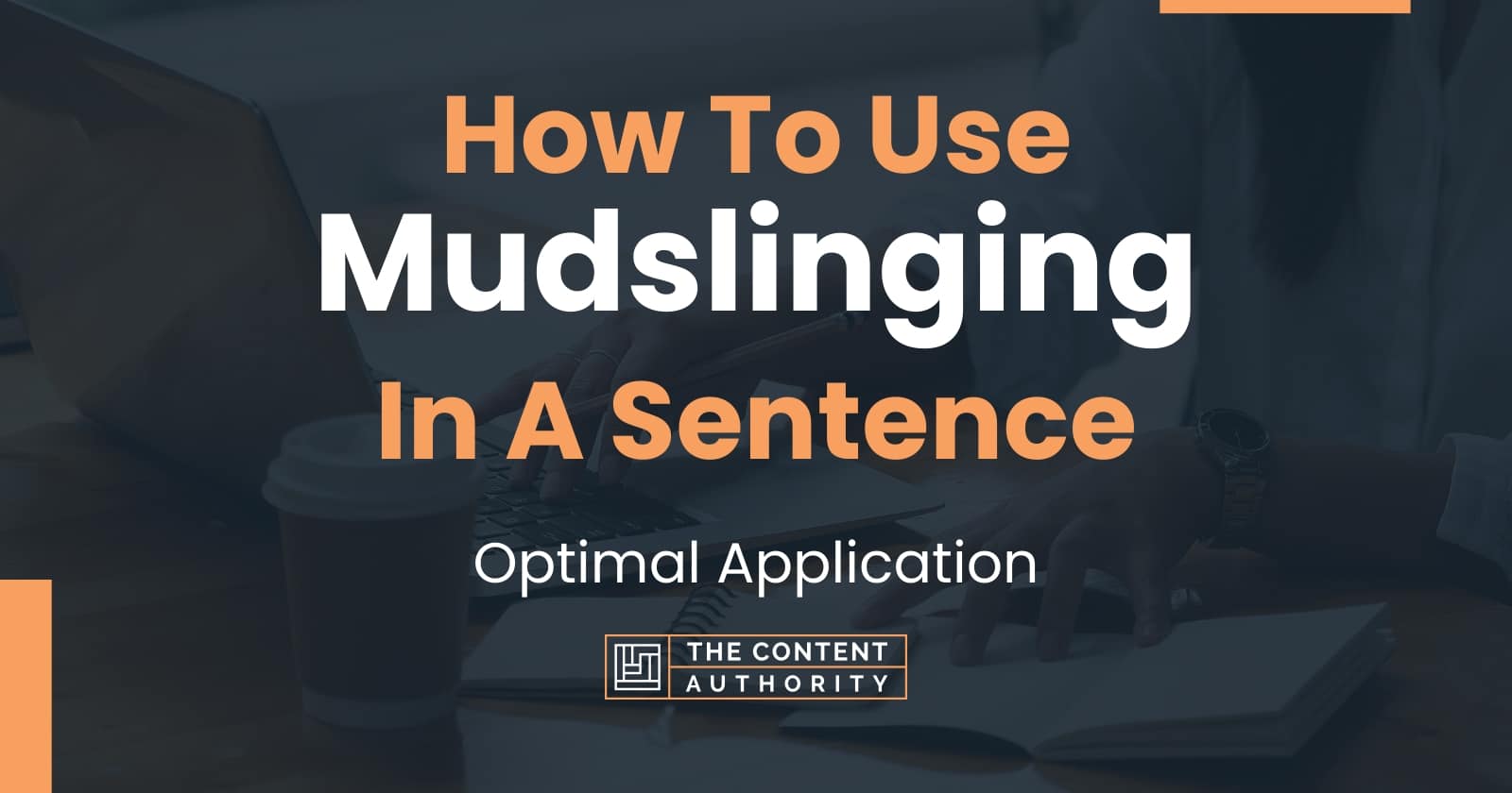 How To Use "Mudslinging" In A Sentence Optimal Application