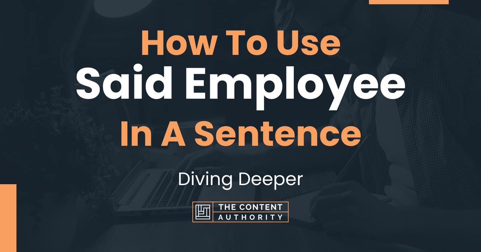 how-to-use-said-employee-in-a-sentence-diving-deeper