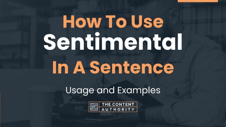 how-to-use-sentimental-in-a-sentence-usage-and-examples