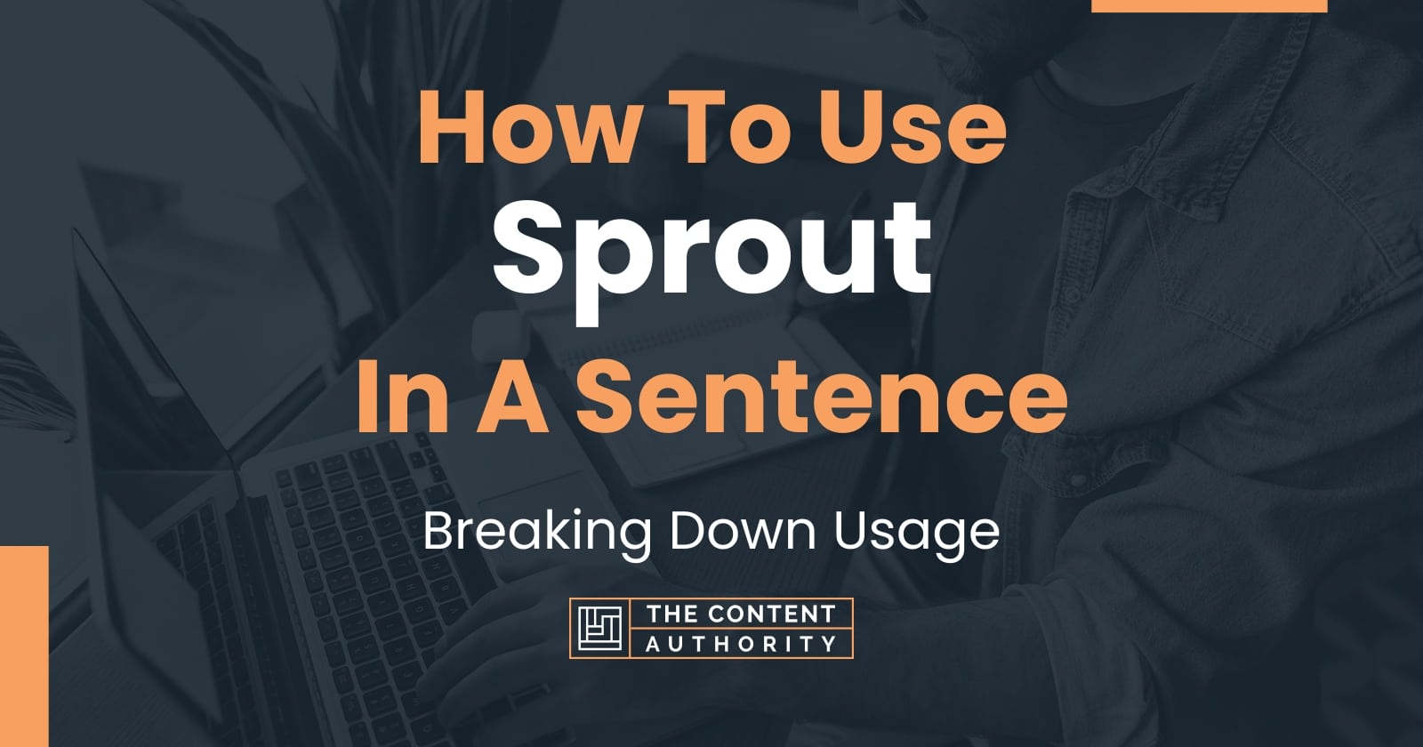 How To Use "Sprout" In A Sentence Breaking Down Usage