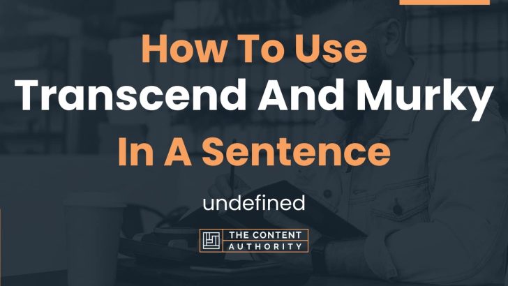 how-to-use-transcend-and-murky-in-a-sentence-undefined