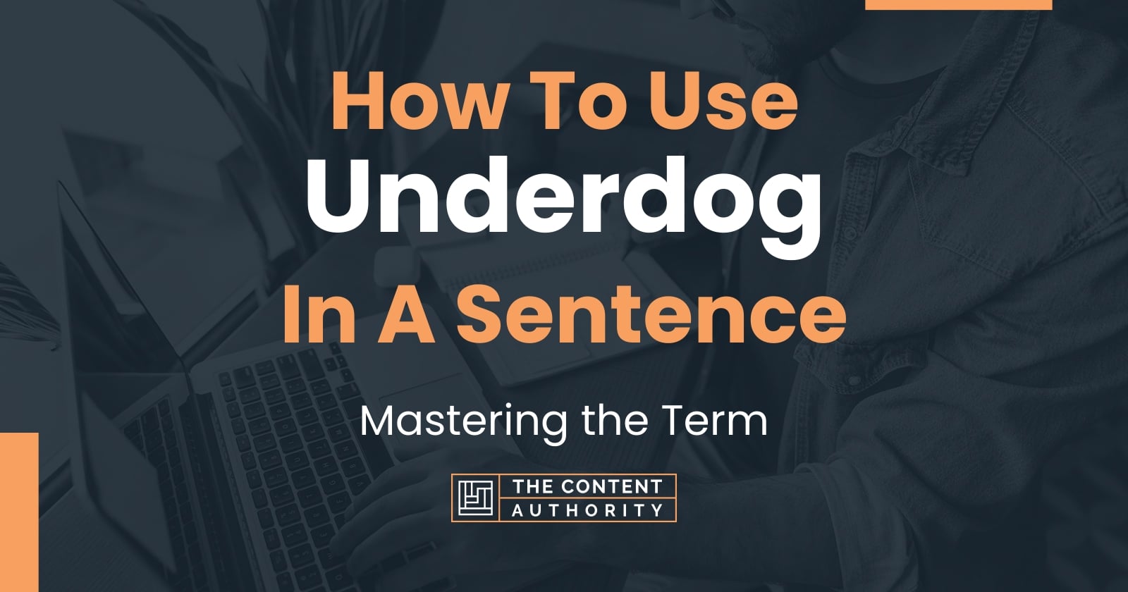 How To Use "Underdog" In A Sentence: Mastering the Term