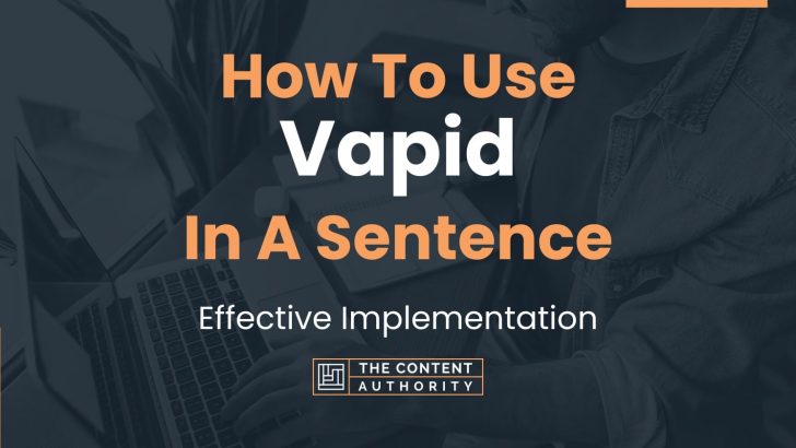 how-to-use-vapid-in-a-sentence-effective-implementation