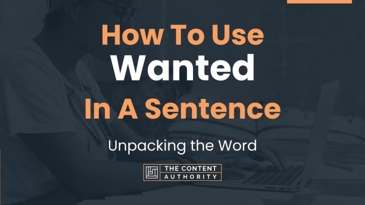 how-to-use-wanted-in-a-sentence-unpacking-the-word