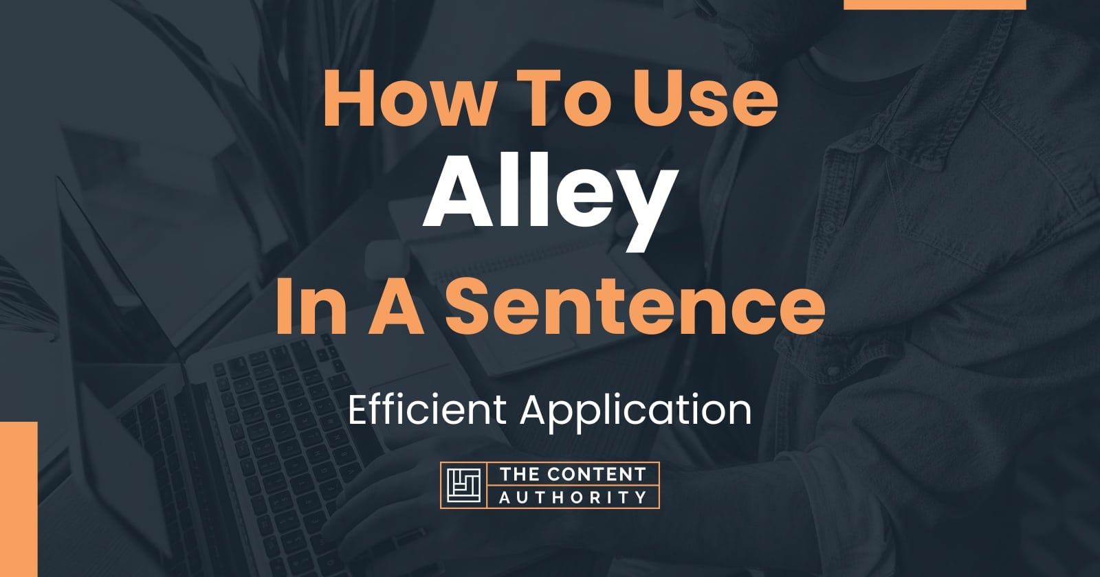 how-to-use-alley-in-a-sentence-efficient-application