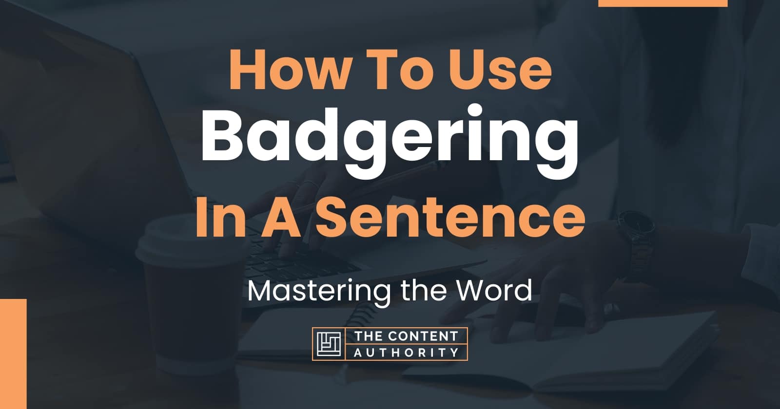 how-to-use-badgering-in-a-sentence-mastering-the-word