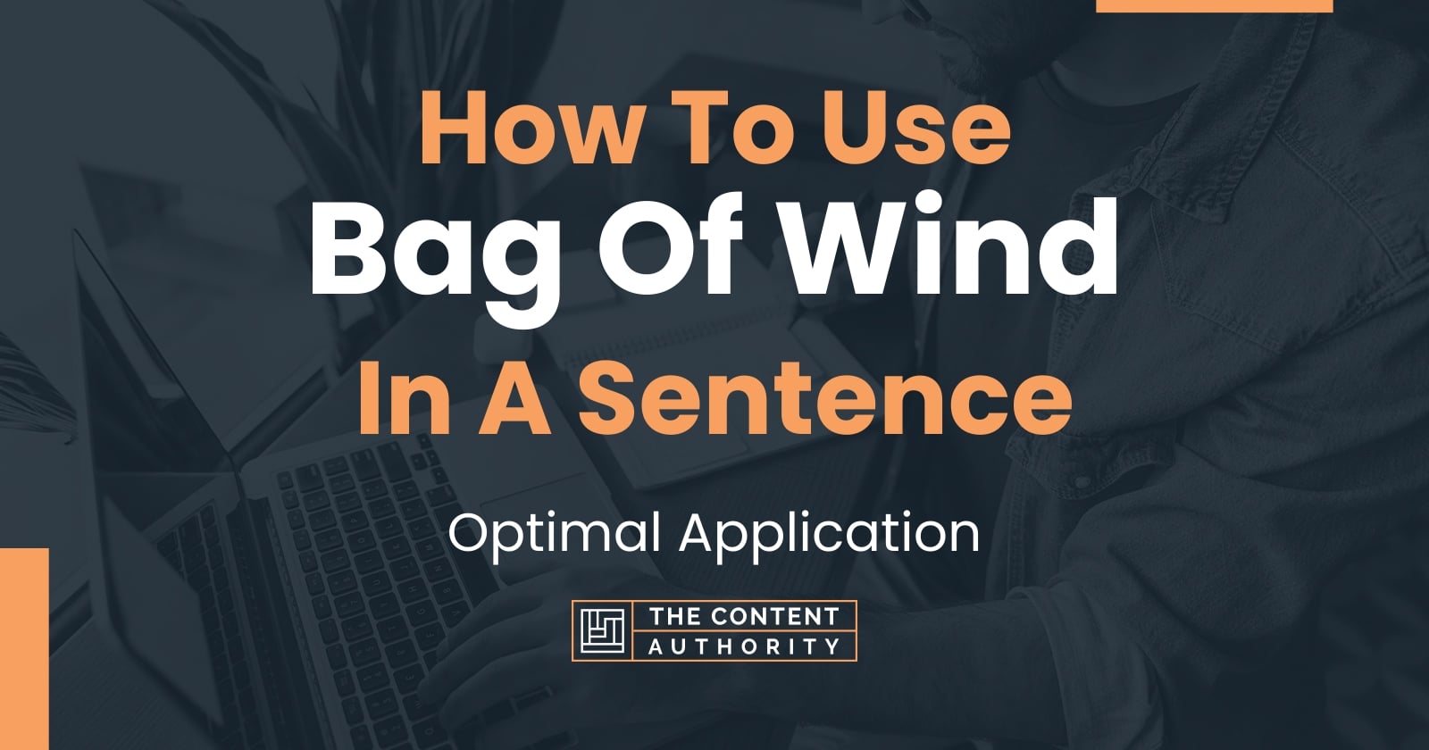 How To Use "Bag Of Wind" In A Sentence Optimal Application