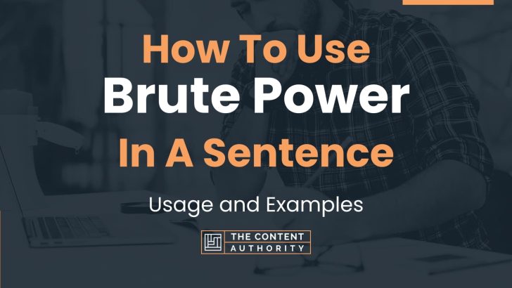 how-to-use-brute-power-in-a-sentence-usage-and-examples