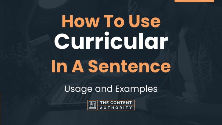 Use Cross Curricular In A Sentence