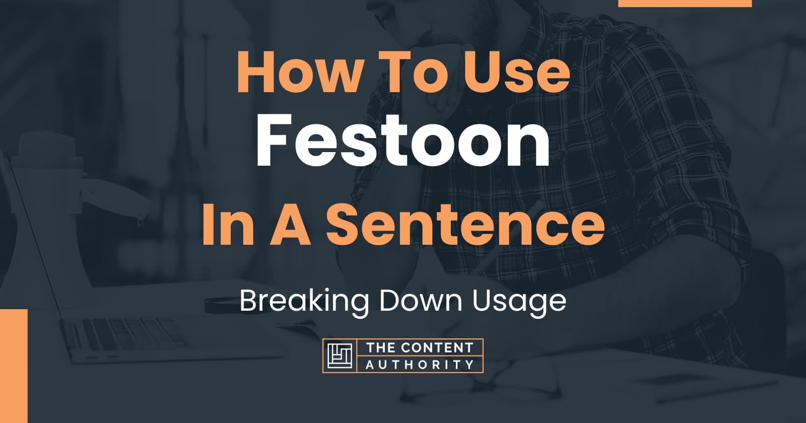 How To Use "Festoon" In A Sentence Breaking Down Usage