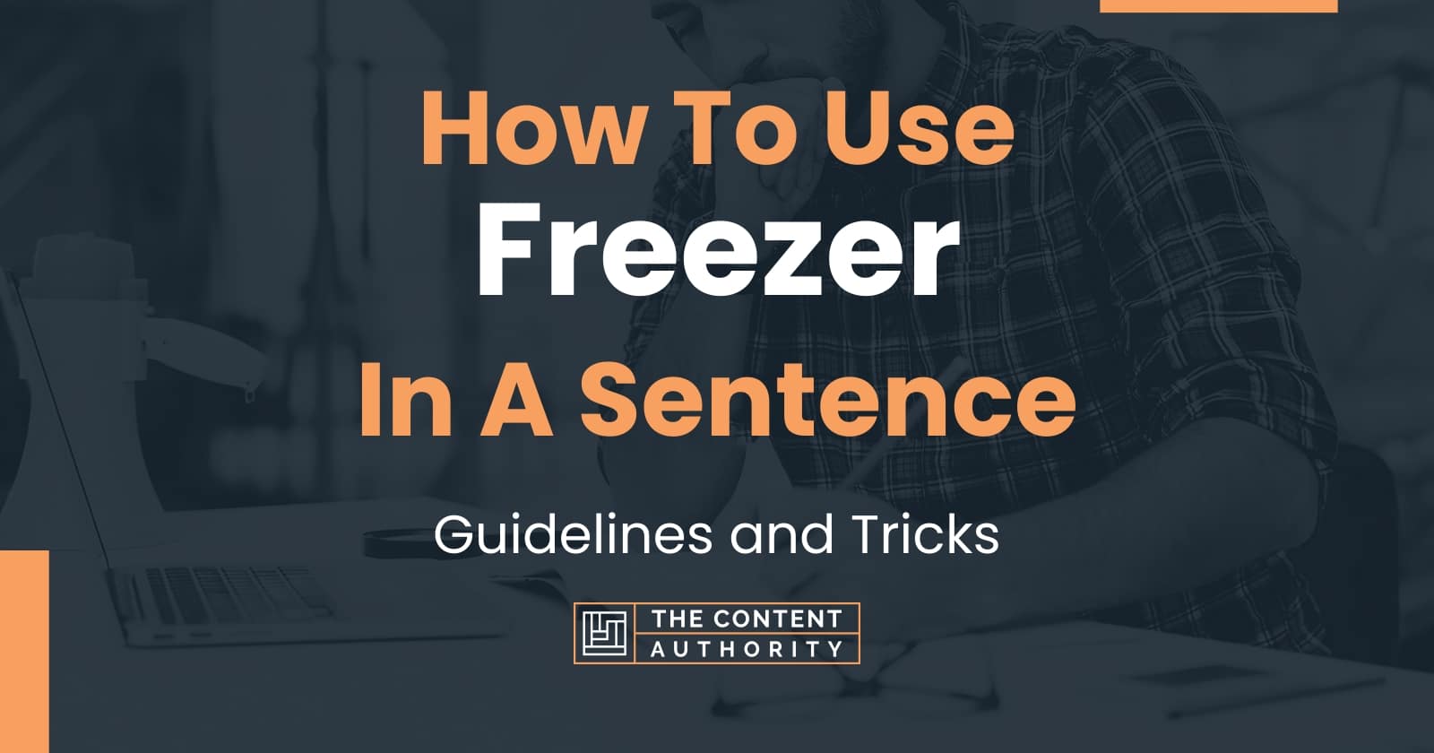 How To Use "Freezer" In A Sentence Guidelines and Tricks