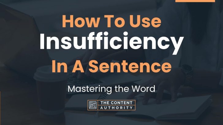 how-to-use-insufficiency-in-a-sentence-mastering-the-word