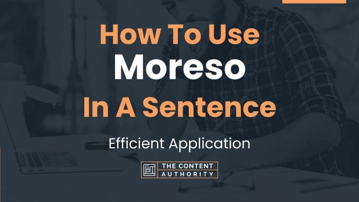 How To Use “Moreso” In A Sentence: Efficient Application