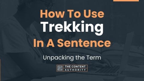 trek in a sentence