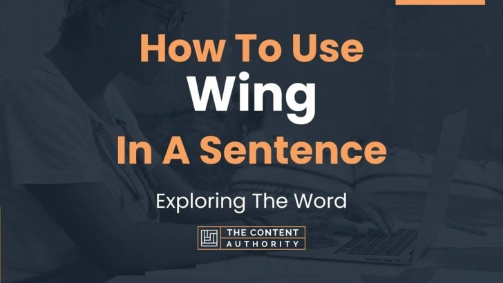 How To Use “Wing” In A Sentence: Exploring The Word