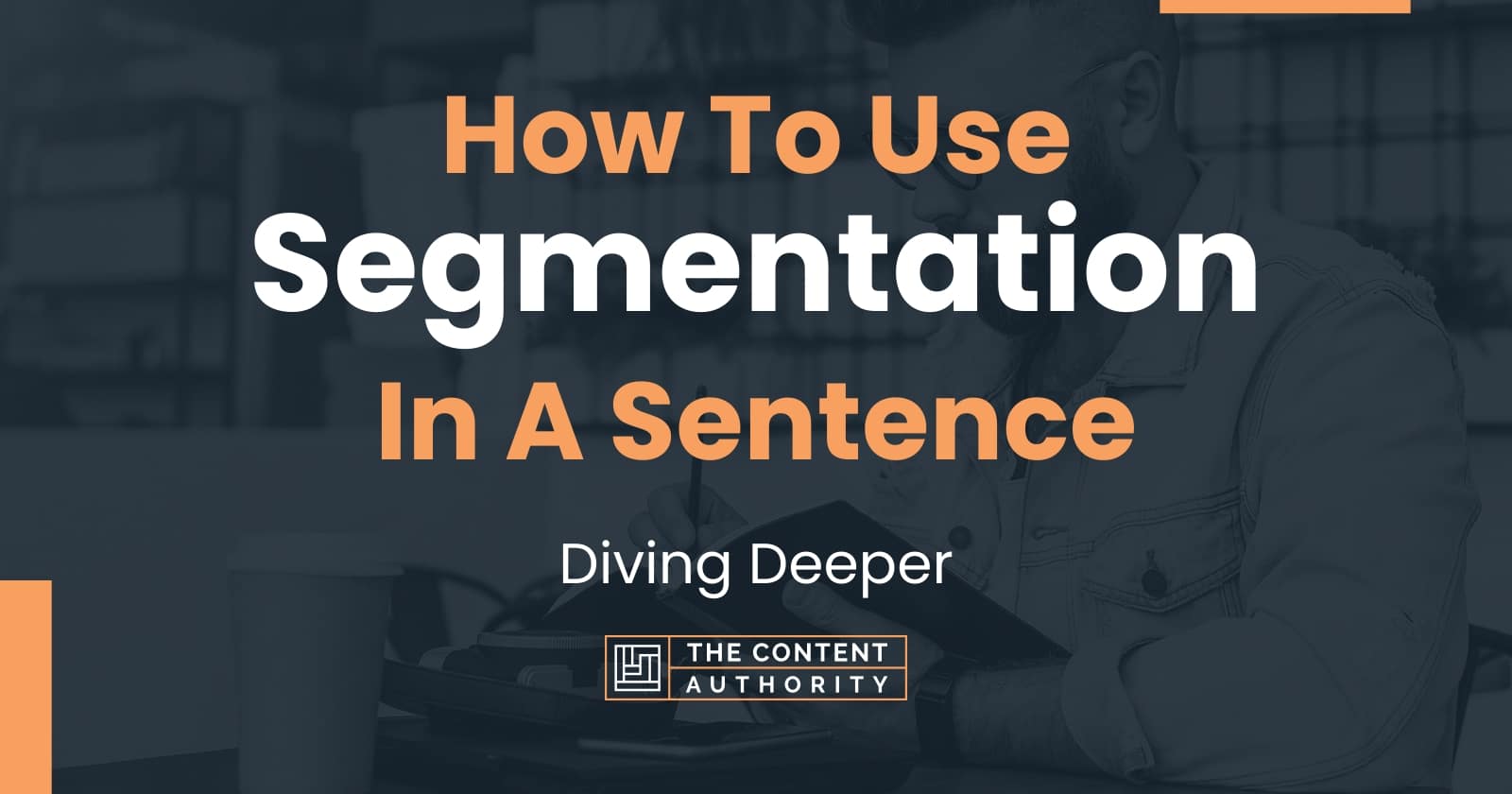 How To Use "Segmentation" In A Sentence: Diving Deeper