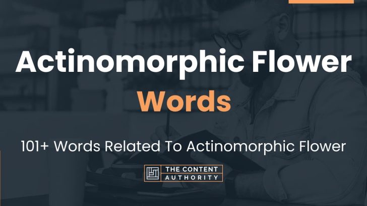 Actinomorphic Flower Words - 101+ Words Related To Actinomorphic Flower