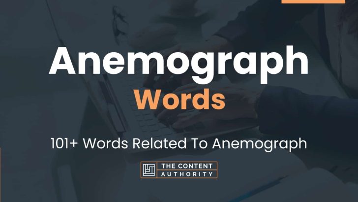 words related to anemograph