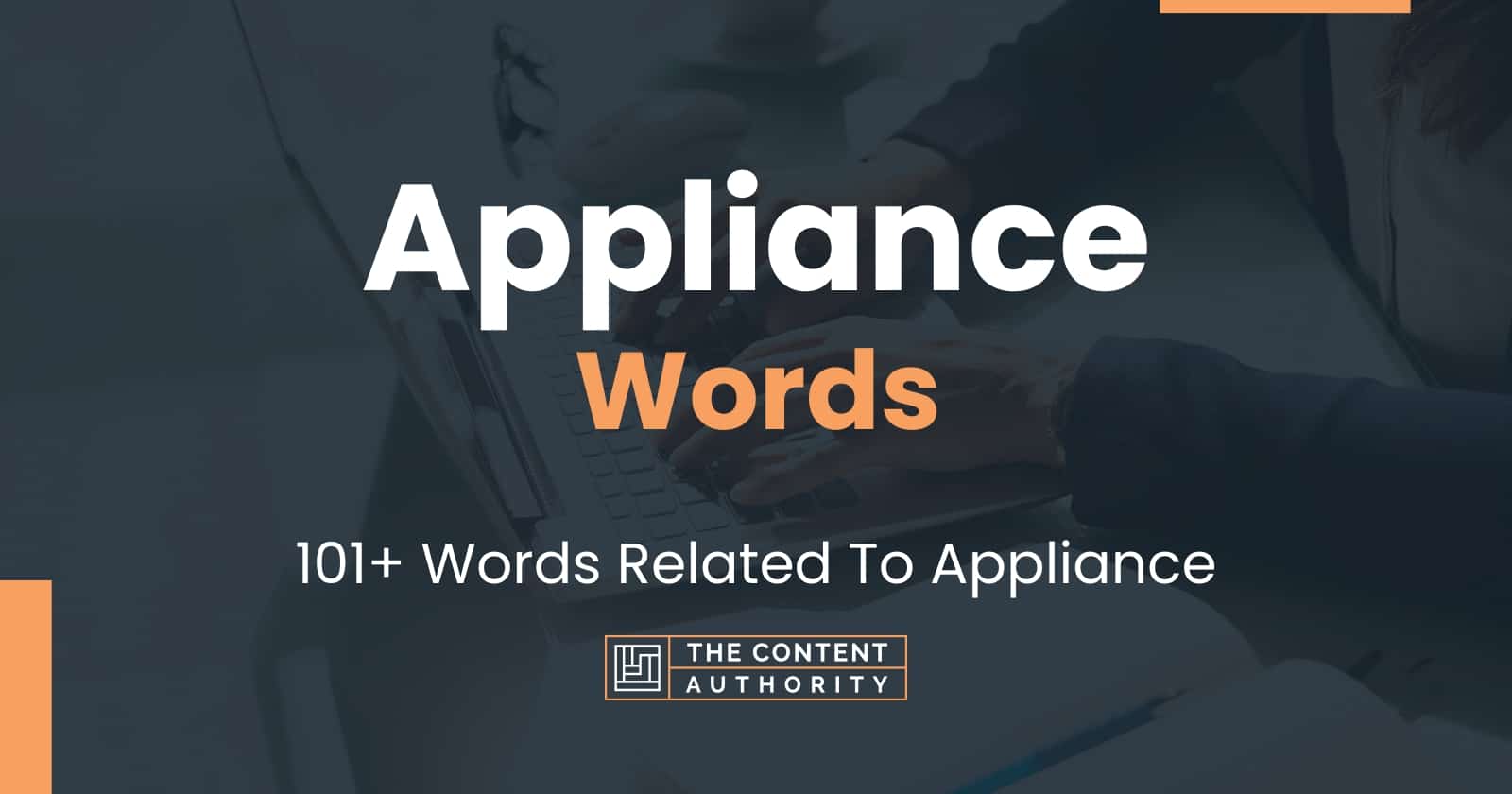 Appliance Other Words For