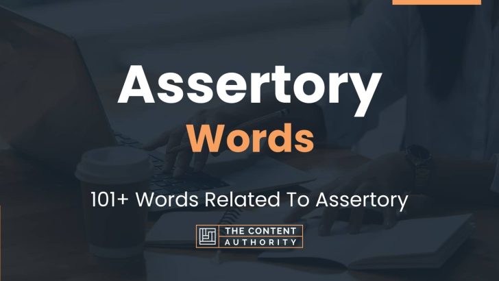 words related to assertory