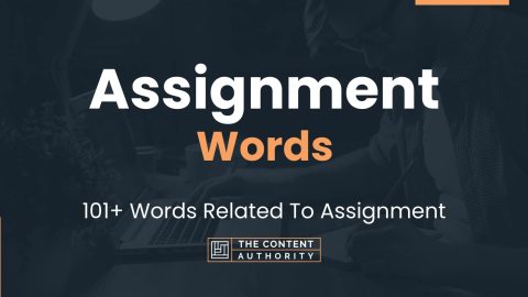 words like assignment