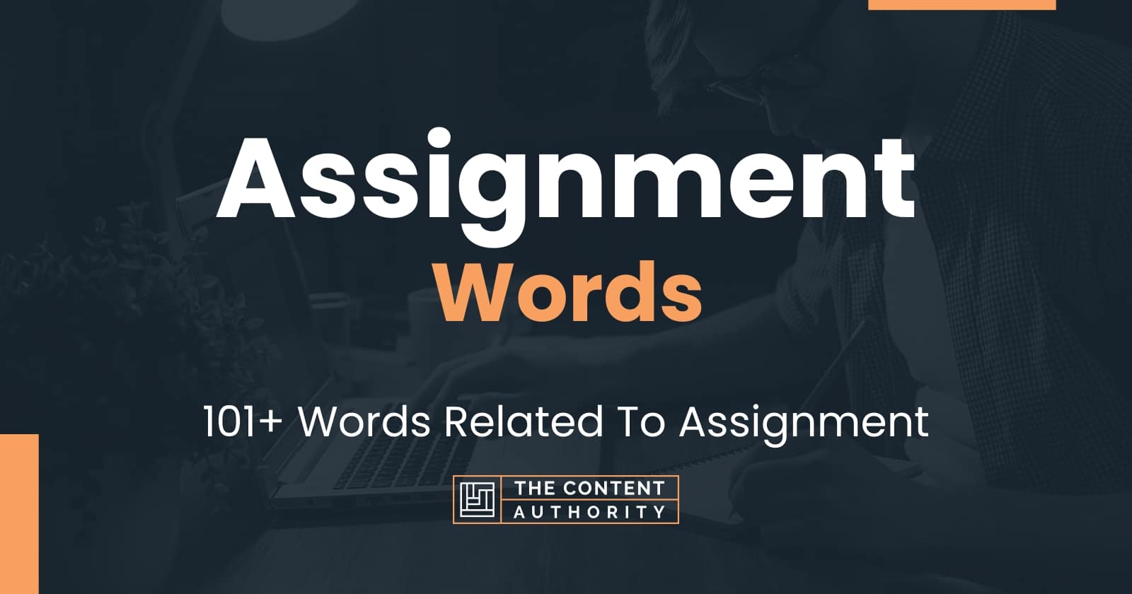 assignment words sentence