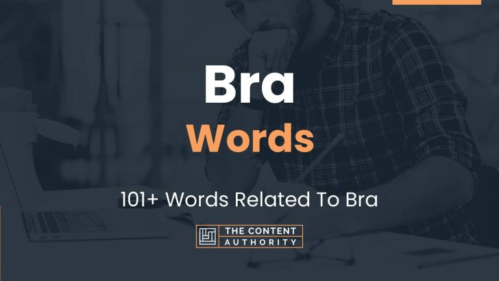 Bra Words - 101+ Words Related To Bra