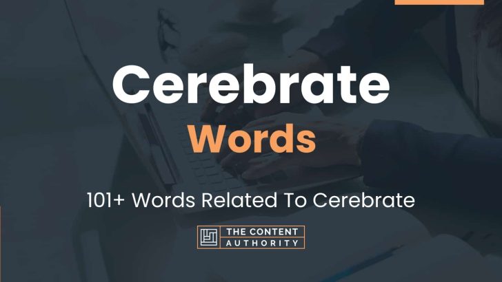 Cerebrate Words - 101+ Words Related To Cerebrate