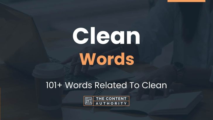 Clean Related Words