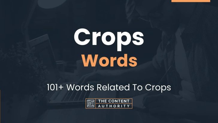 words related to crops