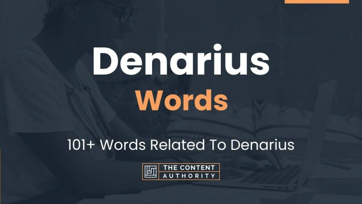 words related to denarius