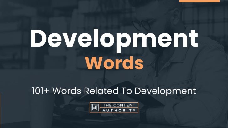 words related to development
