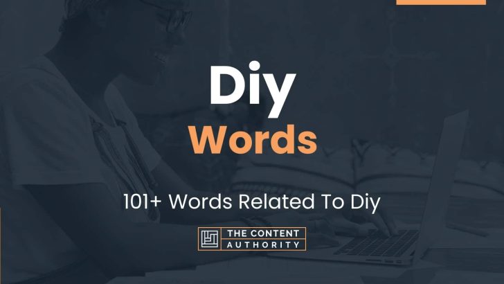 Diy Words - 101+ Words Related To Diy