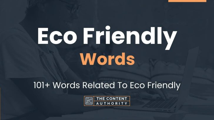 Eco Friendly Related Words