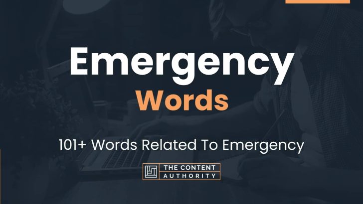 Emergency Other Words