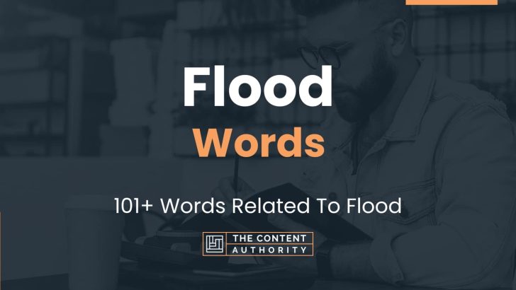 Flood Words - 101+ Words Related To Flood