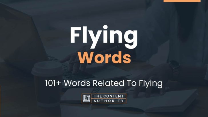 Flying Words - 101+ Words Related To Flying