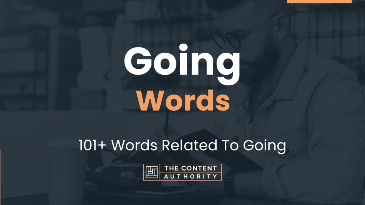 going-words-101-words-related-to-going