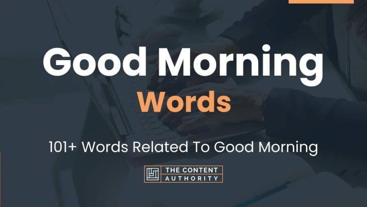 good-morning-words-101-words-related-to-good-morning