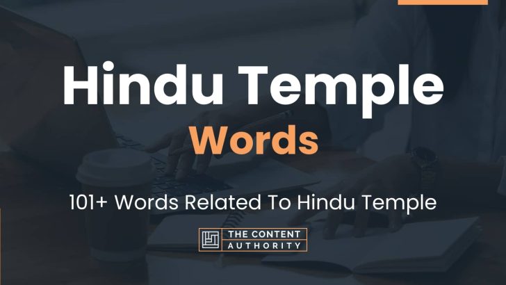 words related to hindu temple
