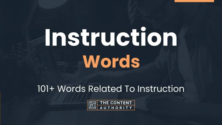 instruction-words-101-words-related-to-instruction