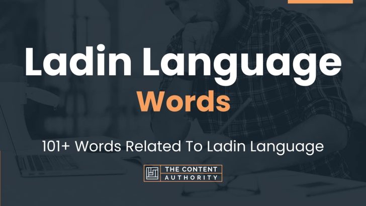 words related to ladin language