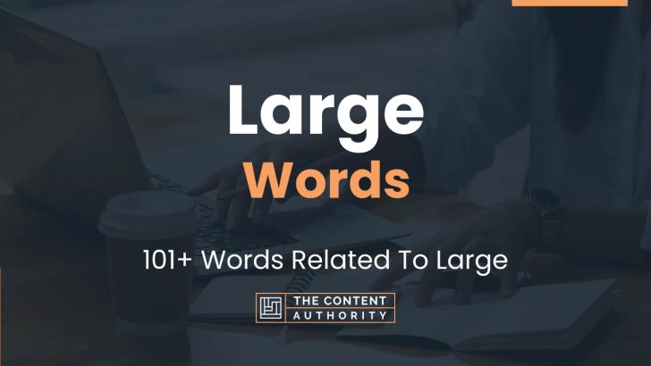 Large Words – 101+ Words Related To Large