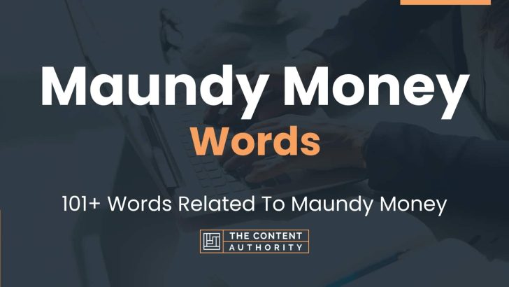words related to maundy money