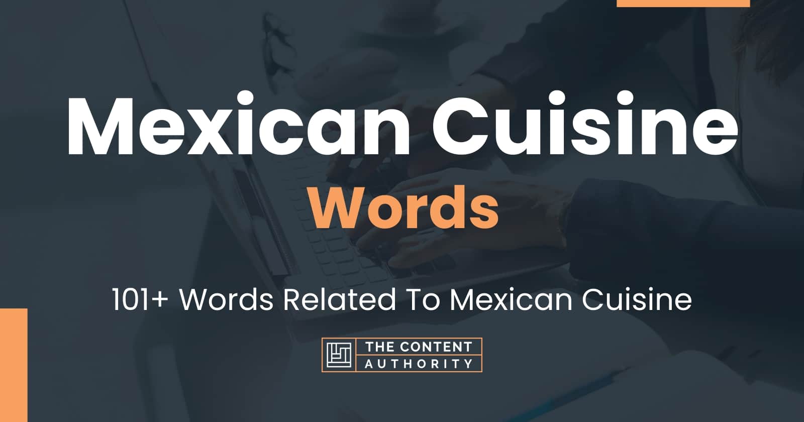 Words Related To Mexican Cuisine 