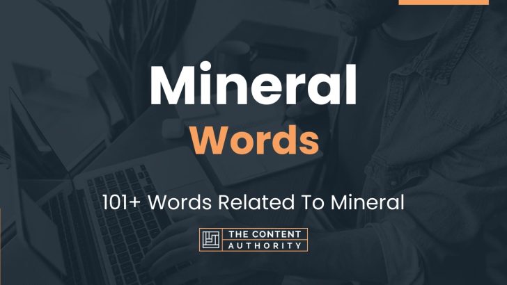 5 letter words with mineral