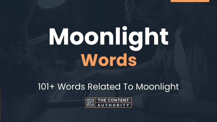 Moonlight Words - 101+ Words Related To Moonlight